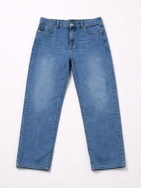 Nautica Wide-Leg Denim Pants in Blue